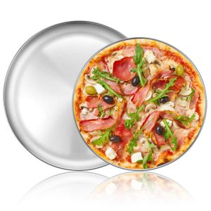 Pizza Pan Set: Healthy Stainless Steel Pizza Baking