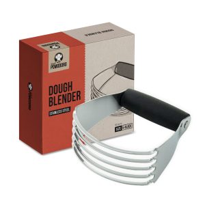 Five Blade Dough Cutter for Perfect Pizza and Pastries - Non-Slip Contoured Grip