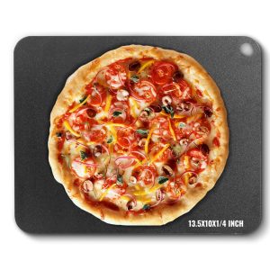 Pre-Seasoned Pizza Steel Plate: Rapid Crispy Pizza