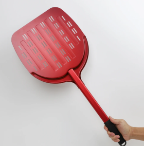 High-Quality Perforated Aluminum Pizza Peel with Long Handle – 12 & 14 Inch for Safe and Effortless Pizza Turning