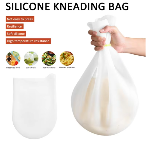 Magic Silicone Dough Kneading Bag – Perfect for Baking Bread, Pastries, and Pizza