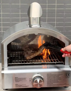 Portable 12-Inch Outdoor Gas Pizza Oven: Quick and Easy Grilling for Perfect Pizzas Anywhere!