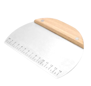 Durable Stainless Steel Noodle Knife with Ergonomic Oak Handle – Ideal for Cutting Dough & Potatoes